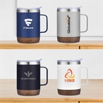 COOSA - 12 OZ VACUUM SEALED MUG WITH CORK BOTTOM
