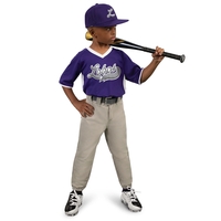 Youth Cutter+ V-Neck Jersey with 96% polyester/4% spandex interlock smooth...