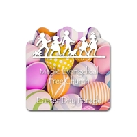 Premium UV Window Micro-Suction Cling Decal (3"x3") Bumpy To