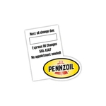 Re-Stick-It Decal (3"x3") Eye Chart W/Oval