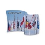 Re-Stick-It Decal (4.125"x5.5") Flag Shape