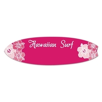 Surfboard badge with a pen and a pin fastener.... from ASI 59080 Halls & Company