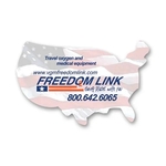 Premium UV Window Micro-Suction Cling Decal - USA Shape