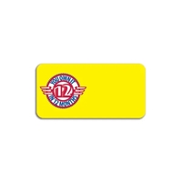 1" x 2" rectangular name badge with pin fastener.... from ASI 59080 Halls &...