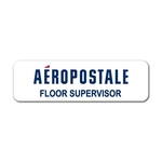 Name Badge (0.75"x2.5") Rectangle