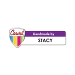 Full Color Name Badge w/ Personalization (1"x3") Shield End