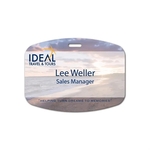 Name Badge w/ Personalization (2.75"X3.75") Arched Rectangle