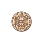 USA Made Round Wood Lapel Pins (1" diameter)