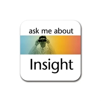 2" x 2" square name badge with pin fastener.... from ASI 59080 Halls & Company