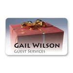 Personalized Rectangular Nameplate w/Rounded Corners