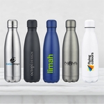MEDINA - 17 OZ DOUBLE WALL STAINLESS STEEL VACUUM BOTTLE