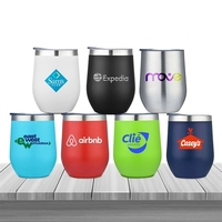 12 oz Double Wall Stainless Steel Wine Cup. Vacuum insulated with... from ASI...