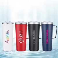 28 oz Double wall Stainless Steel Vacuum sealed Camp Mug. Large... from ASI...