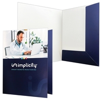 Eco friendly non-adhesive large presentation folder