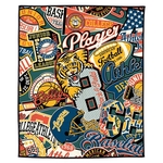 Micro-Plush Picnic Blanket with Carry Strap 50- x 60- 410GSM