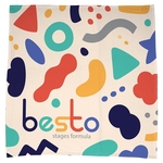 Cotton Feel Swaddle Blanket 42- x 42- 200GSM Poly/Spandex -