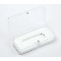 Clear, plastic case USB accessory with round corners for storing a... from...