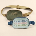 SIMPLE BELT BAG - CORDUROY