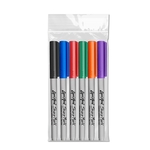 Fine Tip Permanent Marker - USA Made - 6 Pack