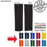 Colored Microfiber Dri-Lite Terry Golf Towel