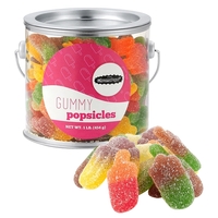 Summer candy pail with sugar dusted gummy popsicles (1 lbs.).... from ASI...