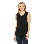 BELLA+CANVAS Women's Flowy Scoop Muscle Tank.