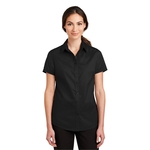 Port Authority Women's Short Sleeve SuperPro Twill Shirt.