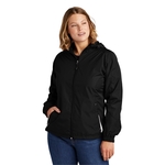 Sport-Tek Women's Colorblock Hooded Raglan Jacket.
