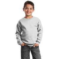Port & Co Youth Core Fleece Crewneck Sweatshirt.