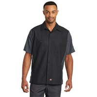 Red Kap Short Sleeve Ripstop Crew Shirt.