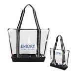Clear Tote with Zipper