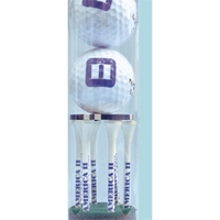 Golf ball tube with 2 golf balls, 6 tees and 1... from ASI 63500 Jomar...