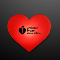 LED Blinking Red Heart Clip; Blank & Imprinted Pricing... from ASI 34194...