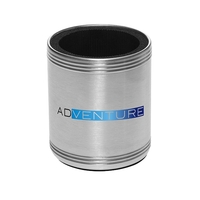 Stainless steel can cooler with foam interior provides superior insulation...