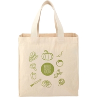 8" x 12.5" x 13" cotton canvas grocery tote bag.... from ASI 66887 PCNA / Leeds