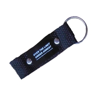 Polyester Short Lanyard with Aluminum Label