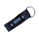 Polyester Short Lanyard with Aluminum Label