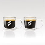 Epare 4oz Double-Wall Espresso Glass Set with Etching