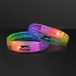 Color Change Bangle Bracelet, Light Bubbles