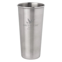 Stackable 3.5 oz. shot glass made of high-quality brushed stainless steel.......