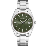 Essentials SS Quartz Green Dial
