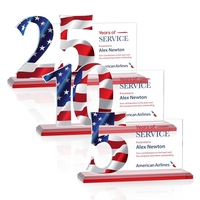 Hazelton VividPrint™ Award - Red... from ASI 84592 St Regis Group / St Regis