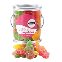 Summer candy pail with sugar dusted gummy popsicles (2.2 oz.).... from ASI...