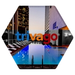 Full Color Acrylic Hexagon Award