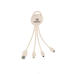 Wheat Straw 3-in-1 Charging Cable