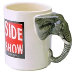 13 oz. Unique Elephant Handle Mug