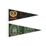 9" x 24" Full Color Felt Pennant Flag Banner with Strip