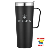 Double-wall, vacuum-insulated, stainless steel mug... from ASI 80060 VisionUSA