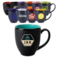 15 Oz Matte Black Out Color In Hilo Bistro Coffee Mug... from ASI 46573...