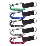 Monster Carabiner with Split Key Ring and Strap